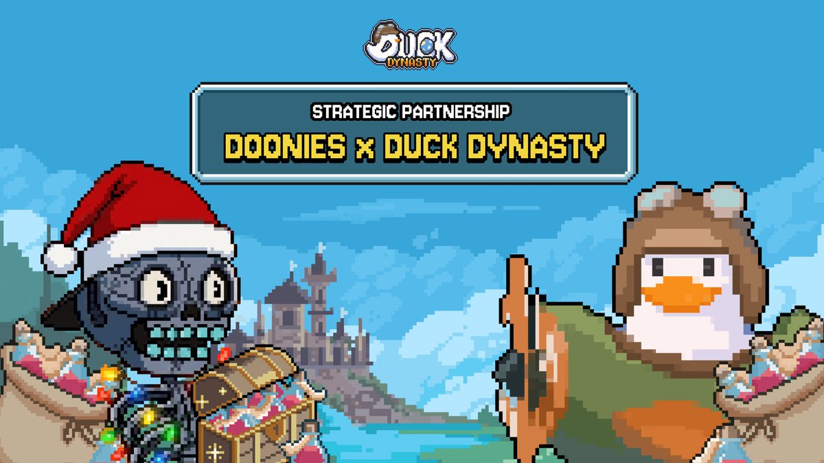 The Duck King has decreed a partnership with <a href="/LosDoonies/">Doonies ☠︎</a> ! 

What This Means For Doonies Holders:

INSTANT WHITELIST: All Doonies NFT holders are automatically WHITELISTED for the Duck Dynasty Mint!

VESTED AIRDROP: 1% of our $SHT Token Treasury will be airdropped to the Doonies