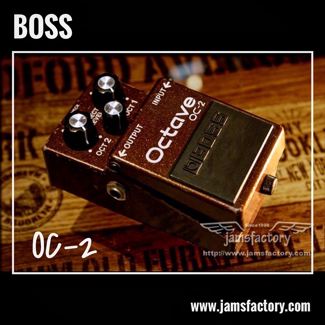 🎸USED NEW LINE UP✨ ✳BOSS OC-2 1オクターブ下、2オクターブ下と