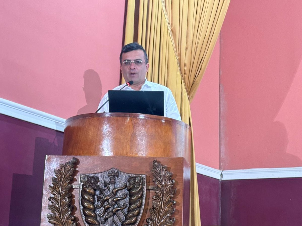 #JusticiaAbierta2025 #Bolívar #Cartagena | El magistrado de la Sección Quinta Pedro Pablo Vanegas Gil, presenta la conferencia:  La interpretación del inciso 5 del artículo 262 constitucional a propósito de las candidaturas en coalición🧵