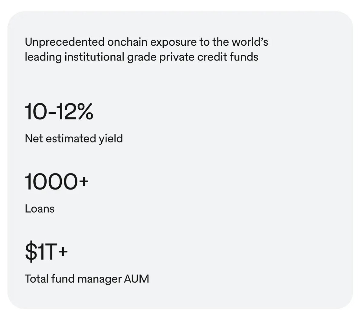 goldfinch_fi's tweet photo. Goldfinch’s fund managers have over $1T in AUM

Yes you heard that right

One. Trillion. Dollars. https://t.co/7bMt6hdBX3