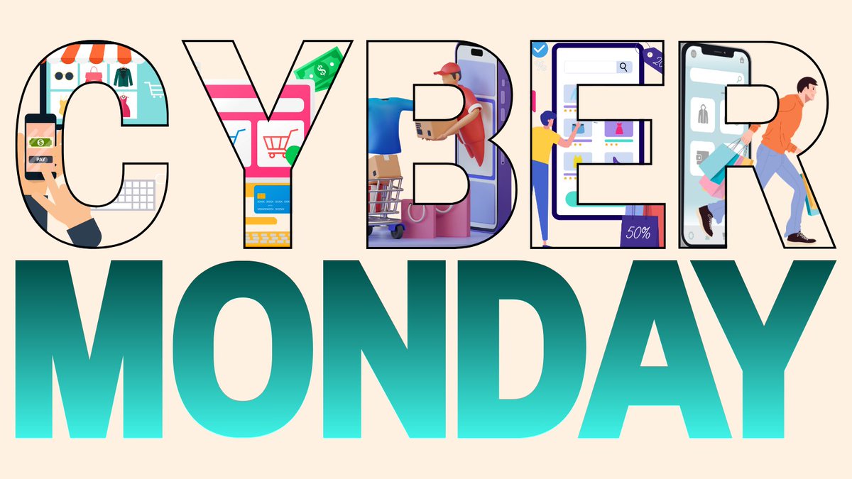 This Monday’s for shopping online,
And if you were needing a sign,
The stuff that you buy,
By train it will fly,
So shop ‘til you drop, it’s quite fine!