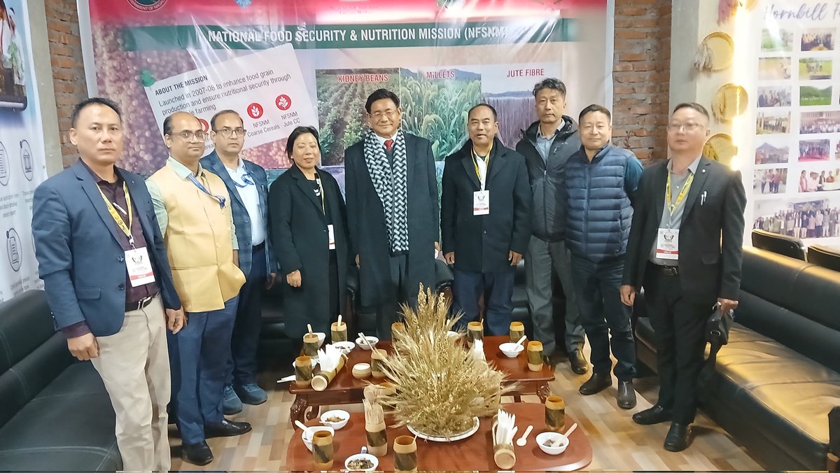 A huge milestone for the Department of Agriculture today,Hon'ble Advisor of Agriculture Shri.@Mhathung Yanthan inaugurated the brand new Agripark at Kisama <a href="/Hornbill/">Hornbill</a> festival 2025.#Agripark-a hub for showcasing and exhibiting Agriproducts, Departmental programmes and activities.