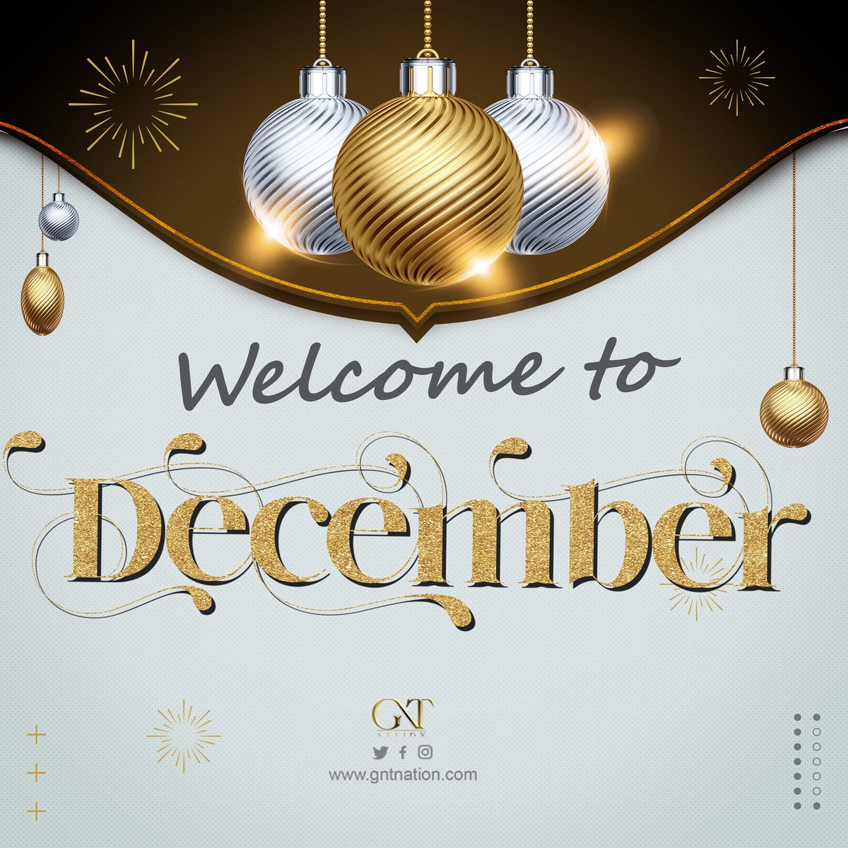 Welcome to DECEMBER! ❄️🎄 

As you enter into a season of joy, harmony, and new possibilities.
We pray that the final chapter of the  year brings God’s goodness to you and your loved ones 🙏 

#GNTNation
#MercyChinwo
#December