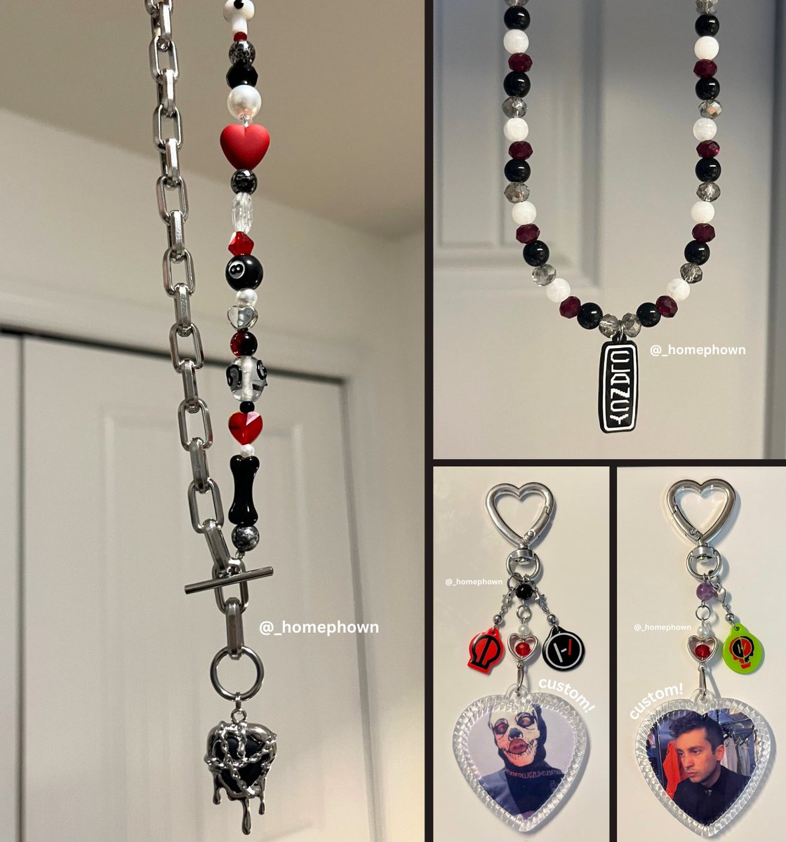 _homephown's tweet image. 🎉 TYLER’S BDAY GIVEAWAY 🎉

to celebrate tyler’s birthday, i’ve giving away a tyler themed jewellery bundle :)

the winner will receive:
- one blurry necklace
- one clancy stole beaded necklace
- one custom tyler heart keychain 

to enter
- rt &amp;amp; follow me
- reply with your fav…