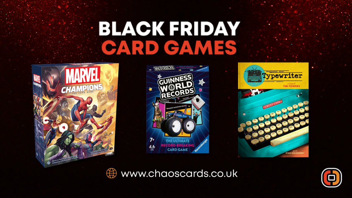 Looking for a new card game? We've got some great ones in the sale
chaoscards.co.uk/shop/black-fri…