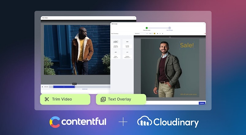 cloudinary's tweet image. The latest version of the Cloudinary + @contentful integration provides modern workflows to create, manage, &amp;amp; publish content faster than ever.

📹 Dedicated video workflow
🎨 In-app image editing
🔍 Custom DAM filters for faster search

See what’s new → okt.to/VufD2X