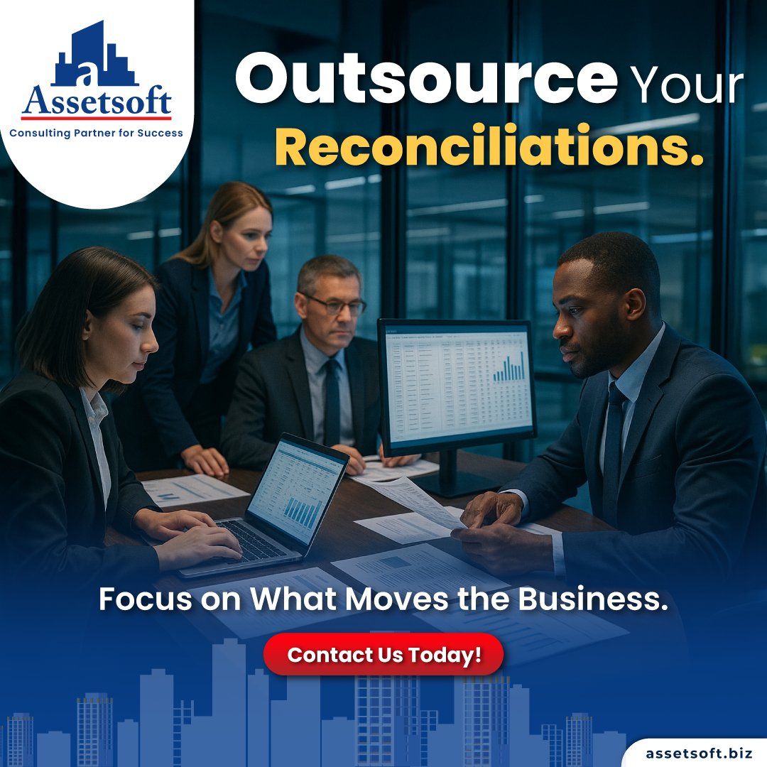 AssetSoft's tweet image. Let us handle the reconciliations.
You focus on strategy.

#Assetsoft #Outsourcing #ReconciliationServices #AccountingSupport  #PropTech #yardi #proptech #Procore #MRISoftware #UiPath