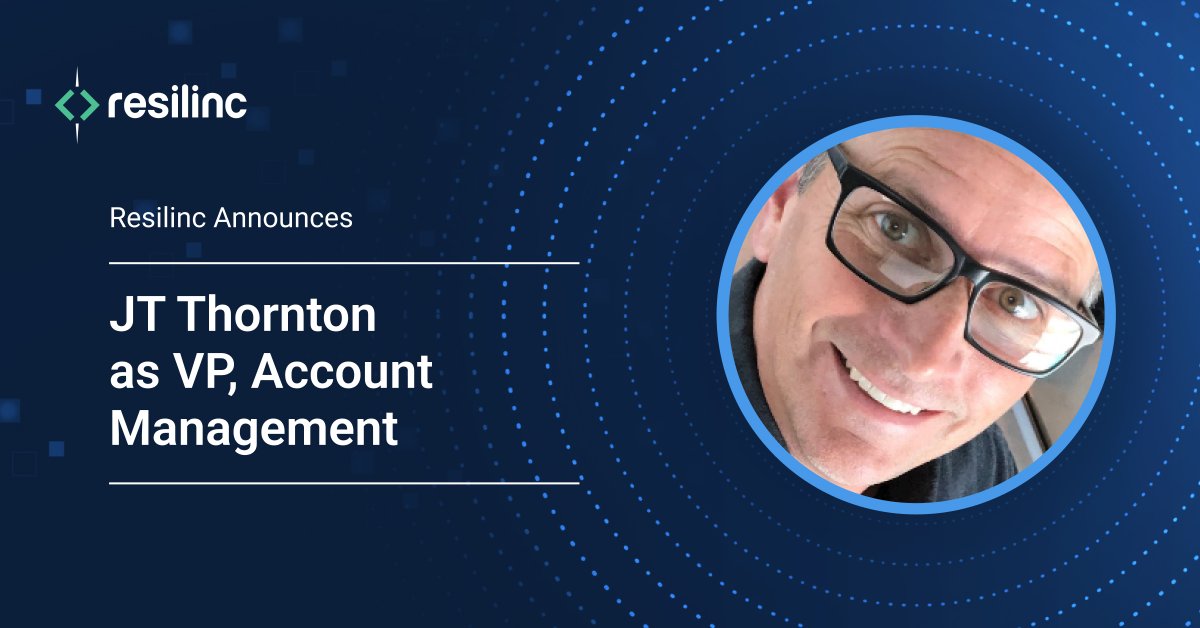 Strengthening our commitment to customer success, we’re excited to welcome JT Thornton as VP, Account Management! 👏

Help us welcome JT as he advances the next era of customer value at Resilinc.

Explore career opportunities at Resilinc: okt.to/veiA51