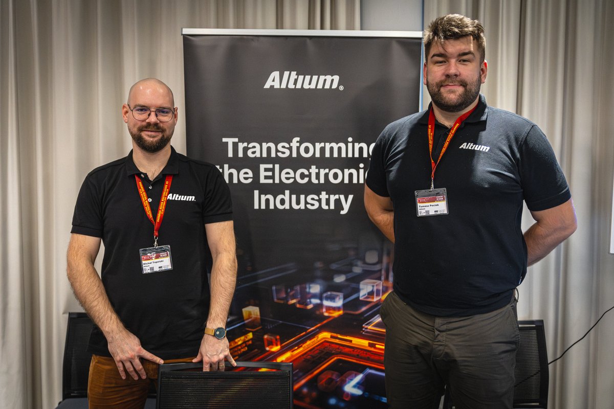 altium's tweet image. Great two days at the Hardware Design Masterclass 2025 in Wrocław!

We presented Active Route and introduced Altium Develop and Agile.

More photos coming soon!

#Altium #HardwareDesign #TechConference