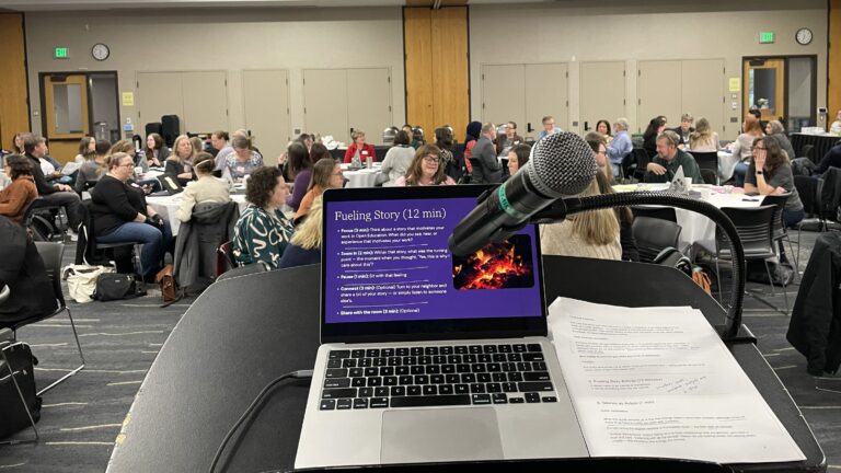 OpenEdGlobal's tweet image. Heather Blicher, Director of CCCOER, delivered the keynote at the Michigan OER Conference (Washtenaw Community College) on November 7.

Theme: Limitless Learning, Infinite Impact.

#LimitlessLearning  #EducationForAll #Resilience 
1/2