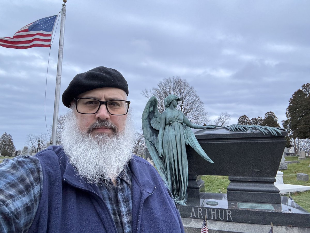 AndreT_NY's tweet photo. Well, I have not watched it yet. I’ve heard that @Nick_Offerman was excellent as Chester A. Arthur. Interesting happens since as I happen to be here on my drive home from Montreal to New York yesterday. I guess this is going to move it to the top of the must watchlist. https://t.co/tBeVuxAtzV