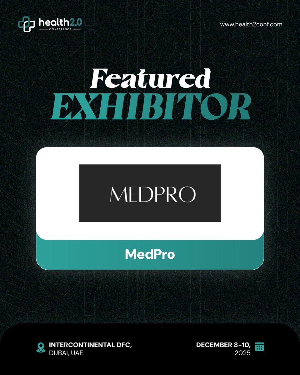 health2conf's tweet image. We are thrilled to welcome MedPro as a Featured Exhibitor at the Health 2.0 Conference in Dubai! 🏥

Meet the team and discover their latest offerings this 8 -10 December!

#Health2Conf #MedPro #HealthcareSolutions #FeaturedExhibitor #MedicalTechnology
