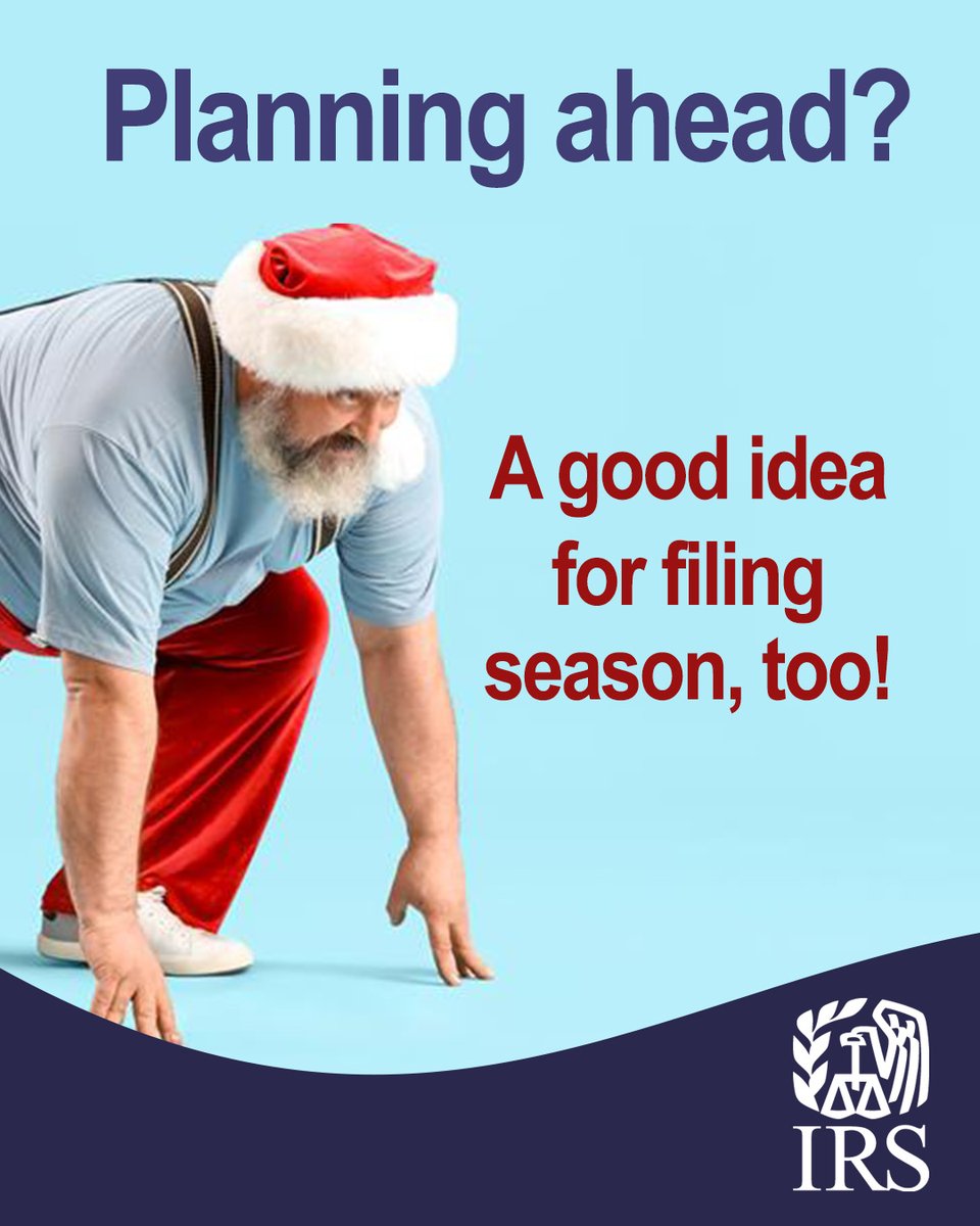 IRSnews's tweet image. #IRS reminder: It’s a good time to start prepping now for tax season. Things like organizing your tax records, creating an Online Account and enrolling in Direct Deposit can make tax time much smoother. ow.ly/TXYT50XyEle