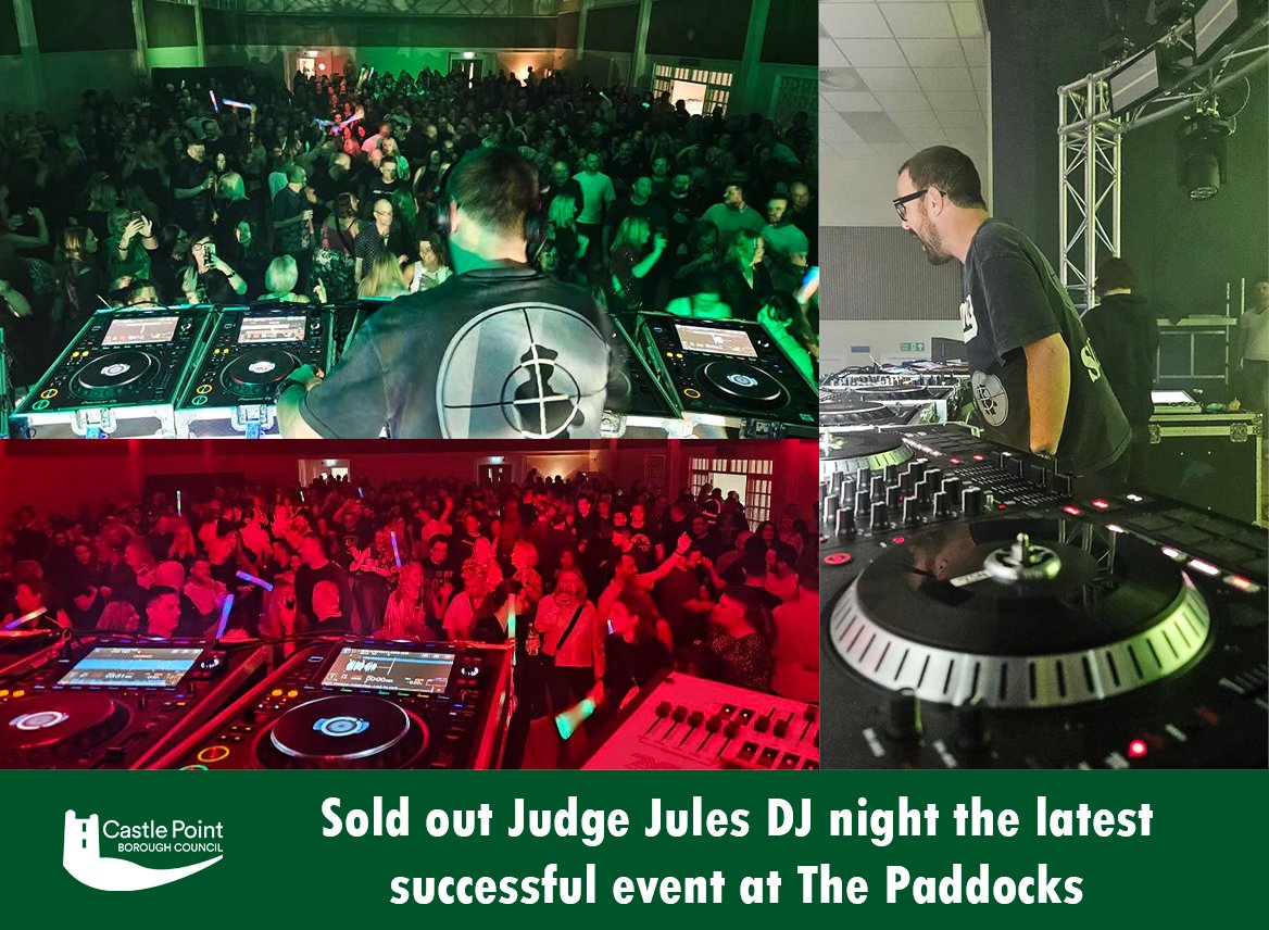 Judge Jules rocked The Mercury Hall at The Paddocks Community Centre on Friday 7 November at a sold out show.

See the full story and the upcoming events at The Paddocks here: orlo.uk/VwZ3b
