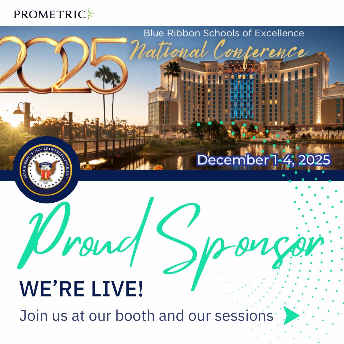 PrometricK12's tweet image. We’re live at the Lighthouse Leadership Institute!
Catch The Prometric Leadership Track at 2:45PM w/ Dr. Jesús Jara &amp;amp; team—AI insights shaping the future of schools.

brnw.ch/21wXYTc

#AIforEducation #Leadership #Prometric