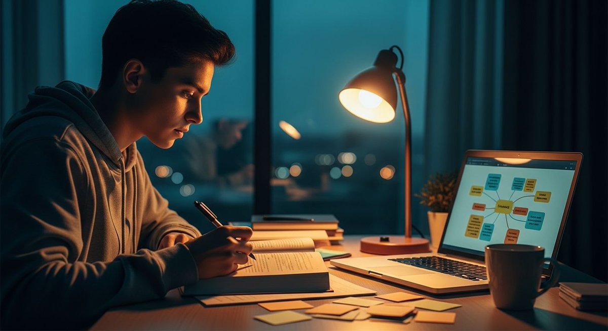 QuizyxAI's tweet image. Stop rereading your notes and start using your brain like a pro. Mix topics (interleaving), sketch diagrams (dual coding) + add real examples to each concept you study today. 📚✨ #Quizyx #StudySmarter #AIStudyTools #Students #CollegeLife #StudyCommunity #nurse #nursing…