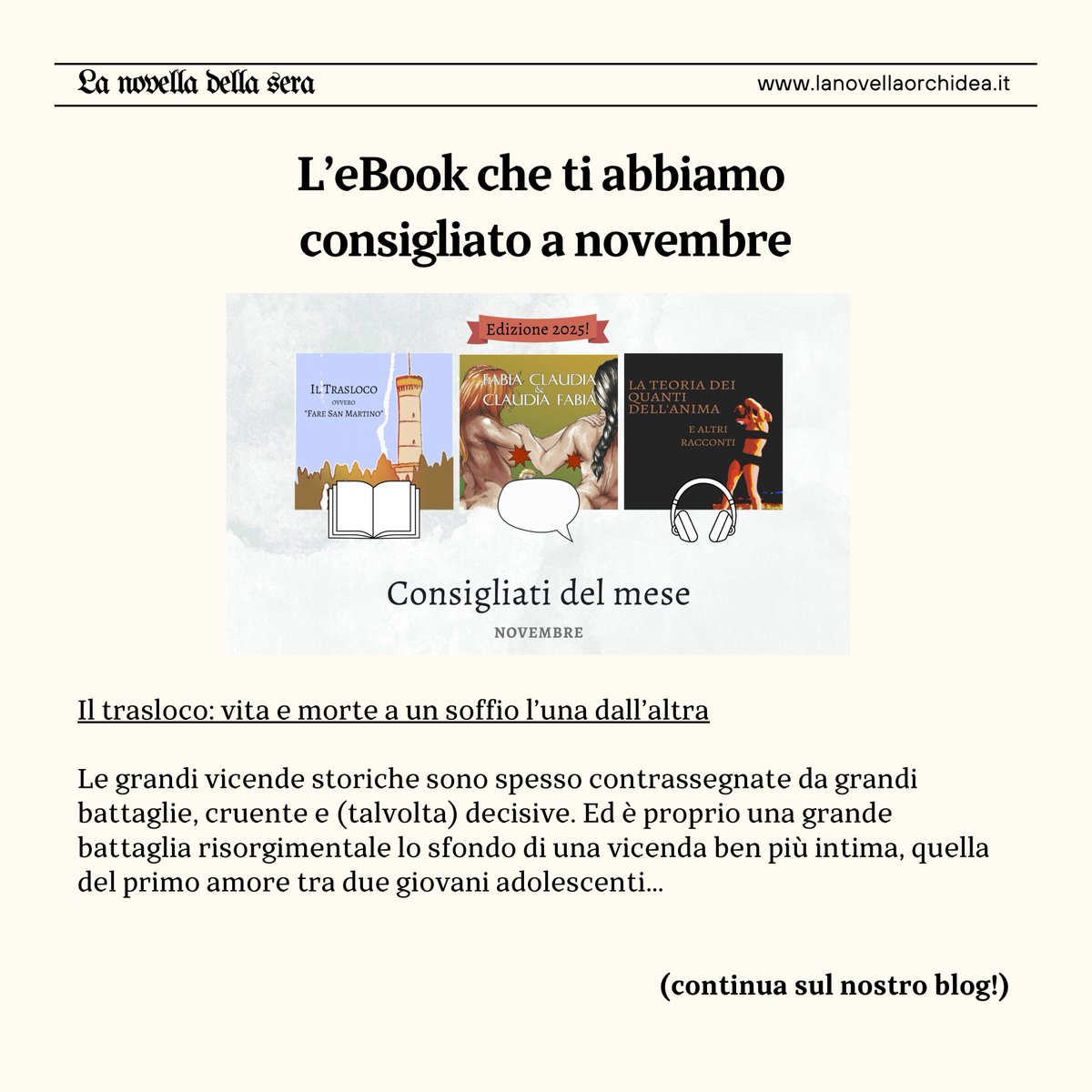 È uscito l'ultimo numero della nostra rivista digitale!

<a href="/CasaScrittori/">Casa degli Scrittori</a> <a href="/TwittaLibro/">Twitta Libro</a>