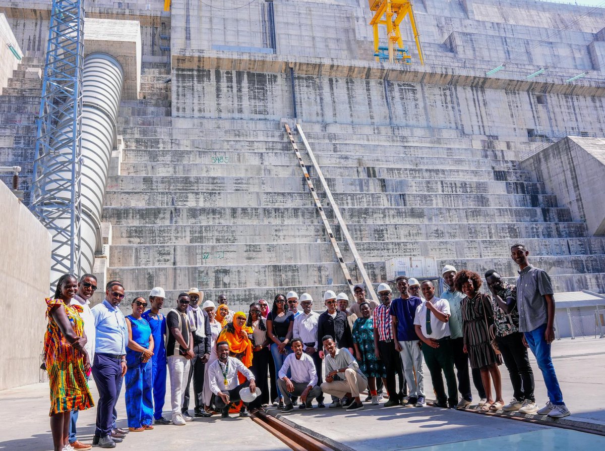 2025 IGAD Media Awards Laureates Visit the Grand Ethiopian Renaissance Dam

Today, the IGAD Secretariat, in collaboration with the Ministry of Foreign Affairs of Ethiopia (<a href="/MFAEthiopia/">The Ministry of Foreign Affairs of Ethiopia 🇪🇹</a>), organised a knowledge-sharing visit to the Grand Ethiopian Renaissance Dam (GERD) for the