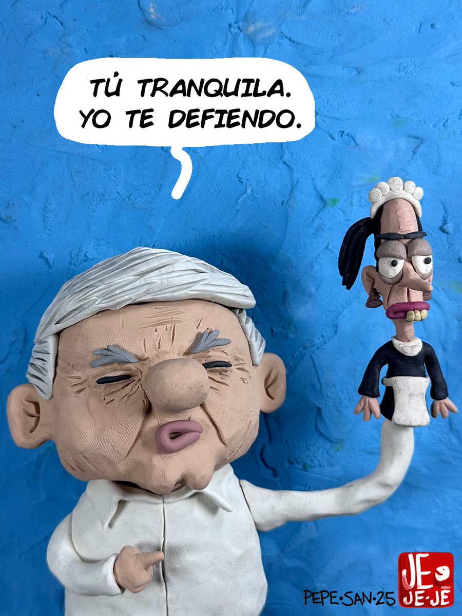 AMLO reapareció para mostrar su apoyo.

A veces la defensa revela más bien quién sigue detrás.

Por <a href="/PepeSanMonero/">PepeSan</a> 

#jejejepolitico