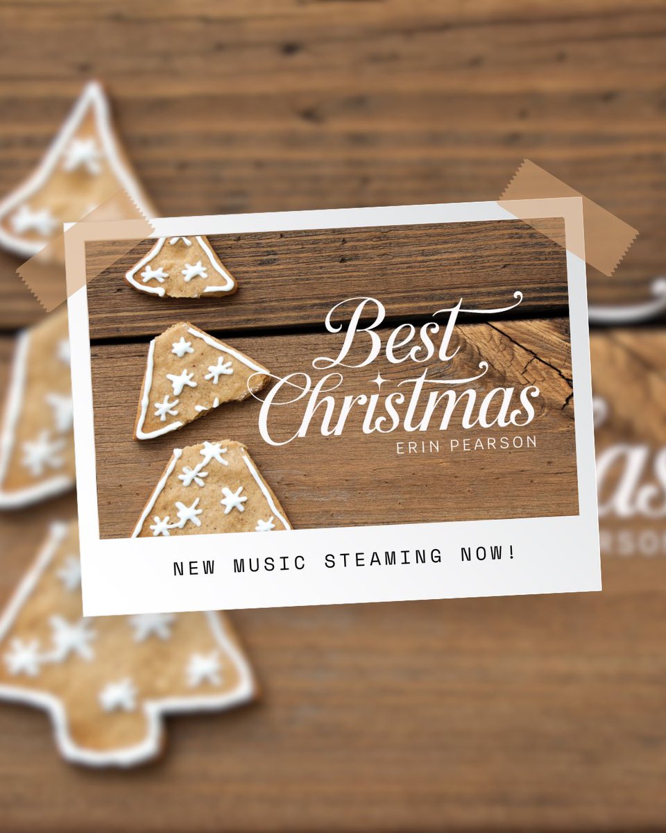 New music today! “Best Christmas.” ✨🎄

Apple
music.apple.com/us/album/best-…

Spotify
open.spotify.com/album/40MMfLYq…

#BestChristmas #NewMusic #OriginalMusic #HolidayMusic #SingerSongwriter #ErinPearson #GoodForMe #BadForMe #ChristmasSong #NewMusicMonday #SongwriterLife #NashvilleMusic