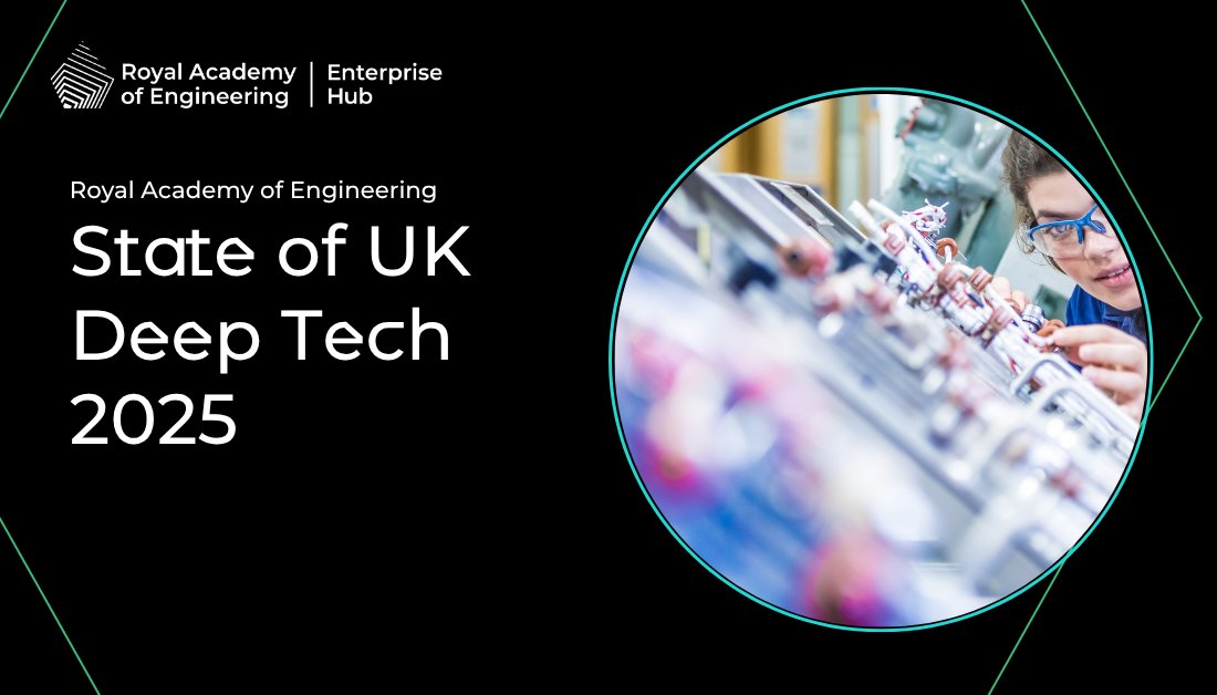 RAEng_Hub's tweet image. Get the latest insights on the state of UK #DeepTech

📈 The State of UK Deep Tech™ Index  
A dynamic, daily updated tracker providing real-time insights across regions, cities, missions and sectors&amp;gt;&amp;gt;…ep-tech-report-2025-raeng.dealroom.co