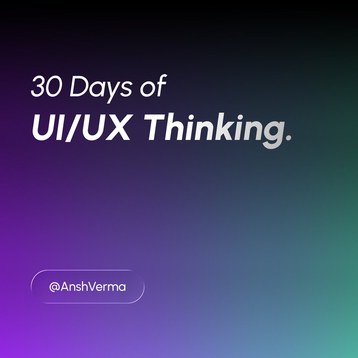 STATiCaNSH's tweet photo. I’m starting something new today.

I’m a UI/UX designer who believes good design isn’t about “looking cool”, it’s about clarity, intent, and impact
Over the next few weeks, I’ll be sharing
– UI breakdowns
– UX thinking
– Design decisions behind real screens
– Mistakes I’ve made https://t.co/5DvoAHxcEA