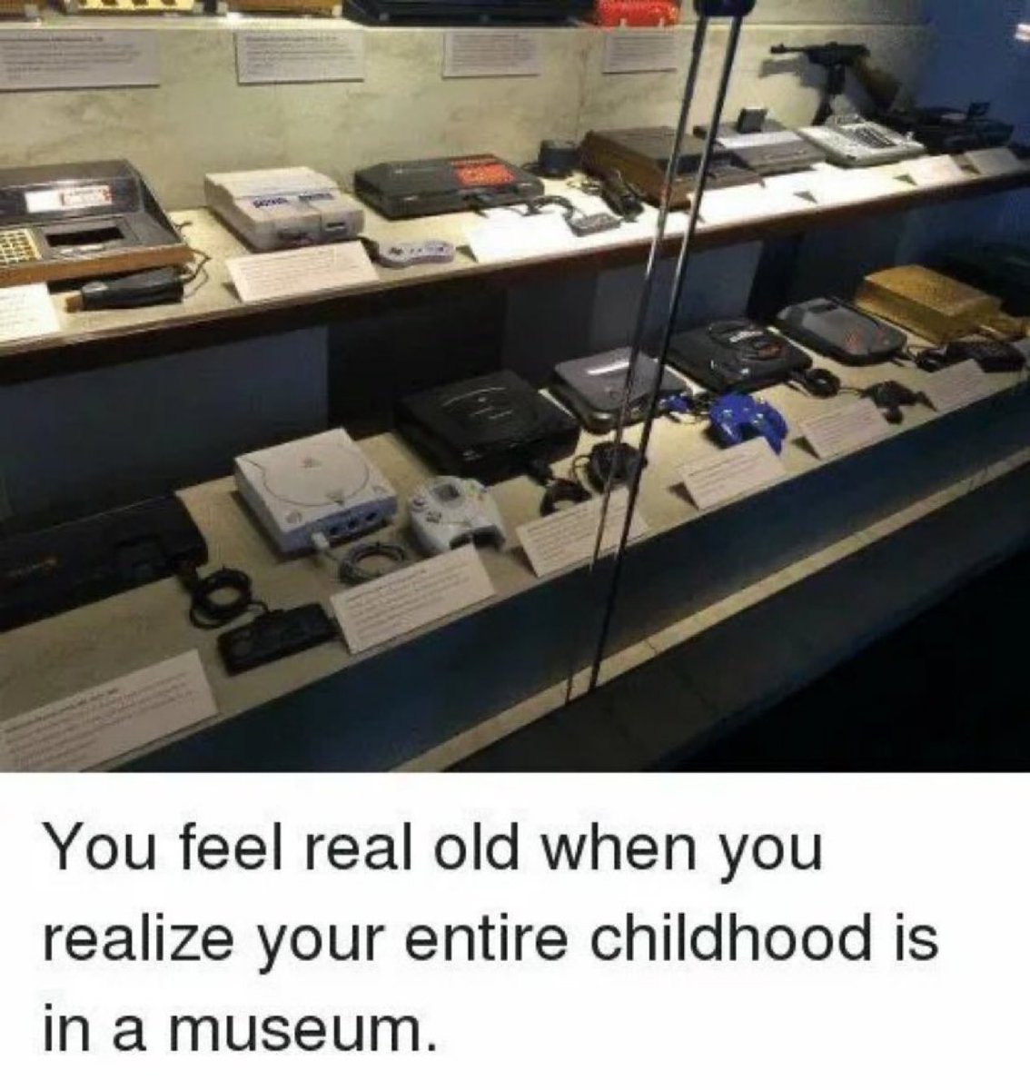 Do you now feel old?