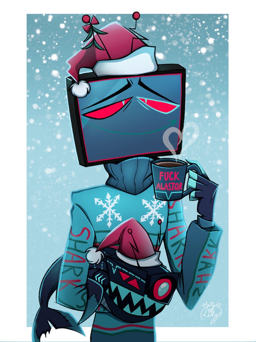 Velvettedarling's tweet image. Is this hot chocolate season already?

#HazbinHotel #HazbinHotelFanart #HazbinHotelVox #HazbinHotelVees #Vox #fanart #sinsmas #Hellaverse #vincentwhittman #shokwav