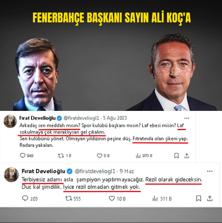 ecesugulfem's tweet photo. Ali Koç'u ve Aziz Yıldırım'ı tehdit eden bakın kim

______
fenerbahçe galatasaray chobani stadyumu'na murat cemcir skor talisca kerem aktürkoğlu kadıköy'de halk tv seçil erzan en nesyri sözcü tv ilk 11 gözünüz mert hakan yandaş serdar dursun uğursuz gs 2 haydi bismillah aslanlar https://t.co/fa4sMS0lHT