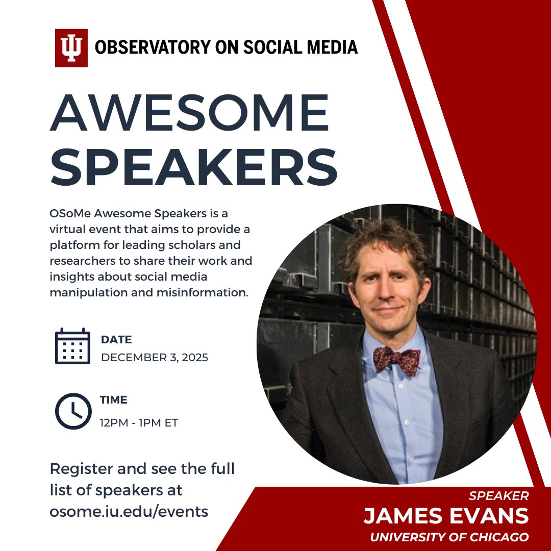 Observatory on Social Media tweet media