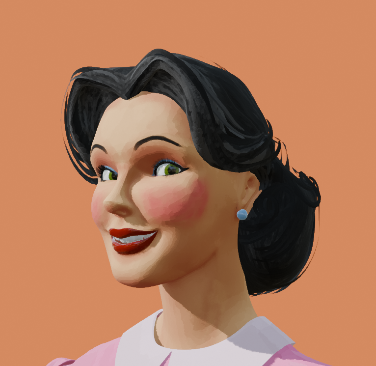 I do believe some progress is a being made. 

#retro #characterdesign  #b3d #blender #painterly