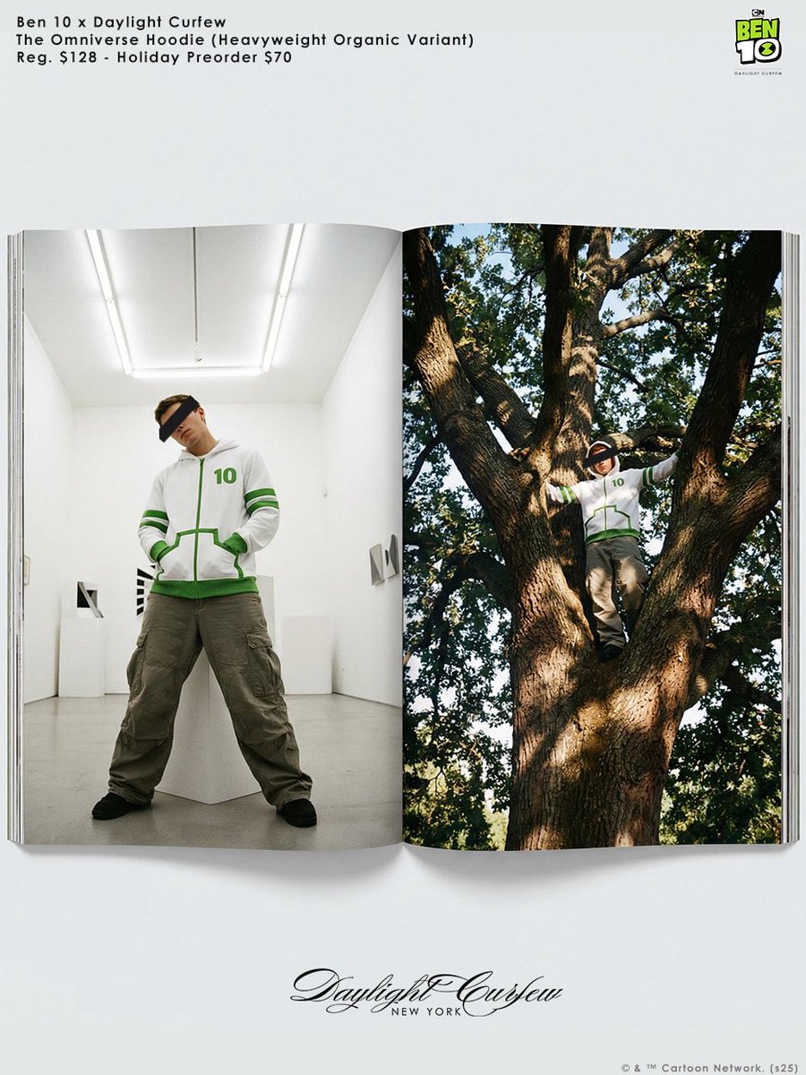 Our next Omniverse Hoodie release is made with 340gsm heavyweight GOTS certified organic cotton. A step up for your collection. Advanced Reservations are now open, secure your holiday discount during Cyber Monday. daylightcurfew.com/collections/ho…
