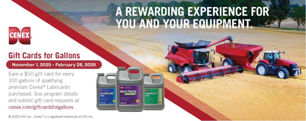 GardenCityCoop's tweet image. 💳The Cenex Gift Cards for Gallons promotion is back — and this year, it’s all digital!

More Info Here: gccoop.com/news/2025/bett…

#GiftCardsForGallons #Cenex #GCC #MovingForwardTogether