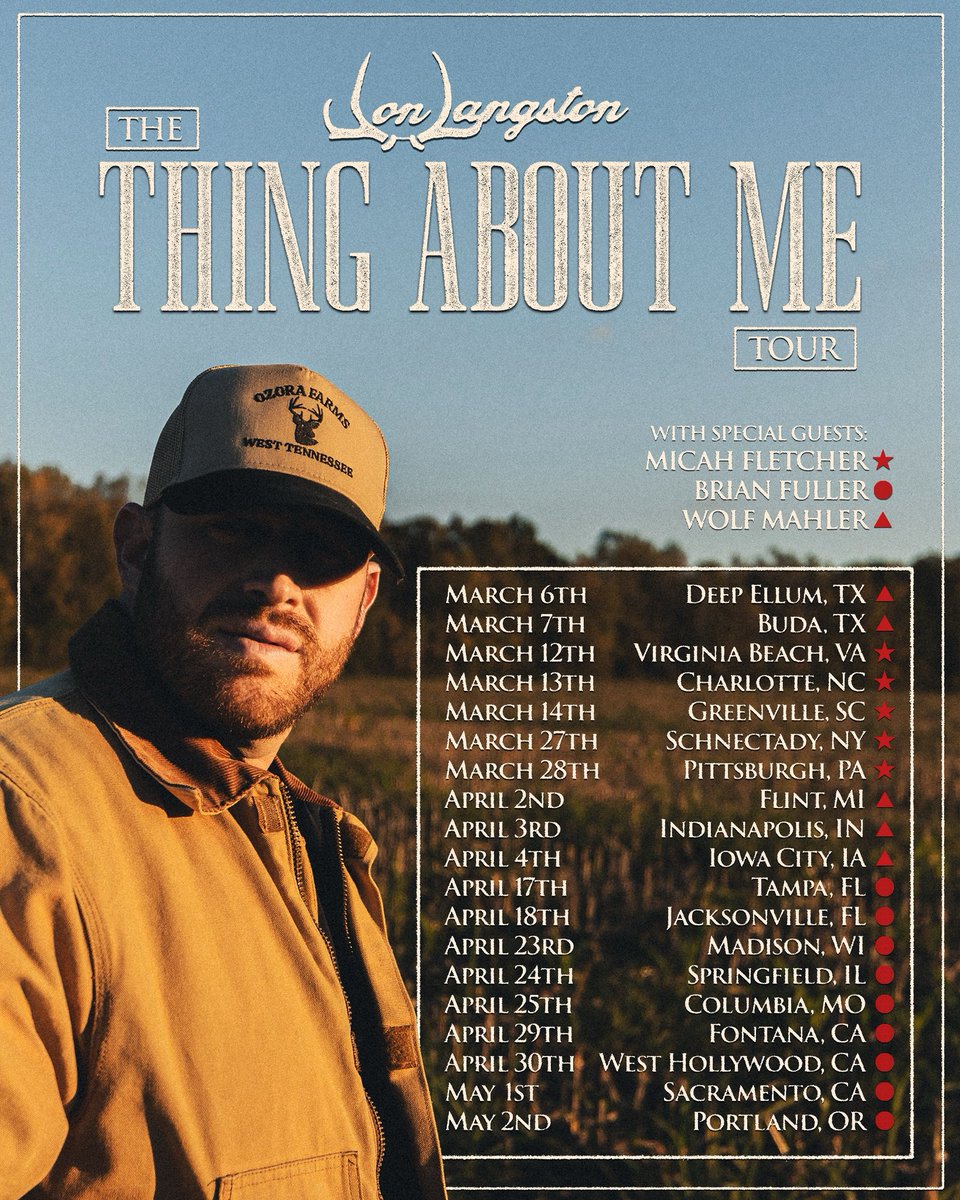 JonTLangston's tweet image. THING ABOUT ME TOUR!!! Long time coming but WE ARE BACK BABY!! Tickets go on sale next Monday 12/8. My independent single “Thing About Me” DROPS THIS FRIDAY 12/5 ahead of my NEW ALBUM “Thing About Me” date TBA!