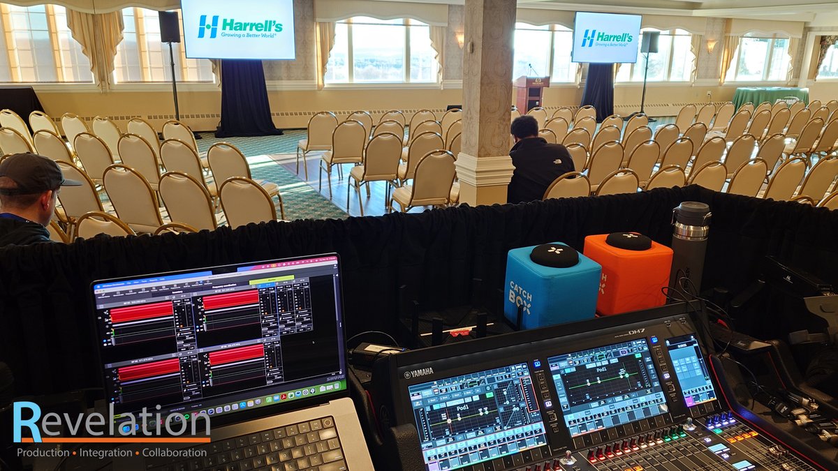 Engaging every voice! Our business meeting setup included Catch Boxes — soft, throwable microphones that make audience participation easy and fun — along with full AV support to keep presentations flawless. Ready to make your next meeting more interactive? Let’s talk AV!