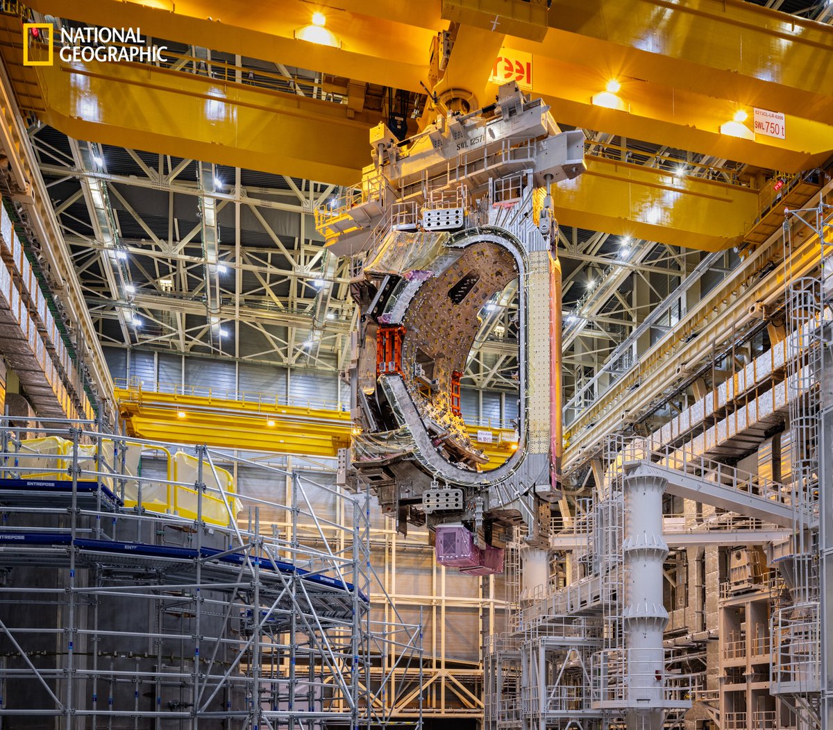 climatepledge's tweet image. With support from the Pledge &amp;amp; @insidenatgeo’s Global Storytellers Fund, Explorer &amp;amp; Photographer @paoloverzone documented one of the most complex machines ever attempted—a “star on Earth” that could one day unlock virtually unlimited, carbon-free energy. on.natgeo.com/47RYAAZ