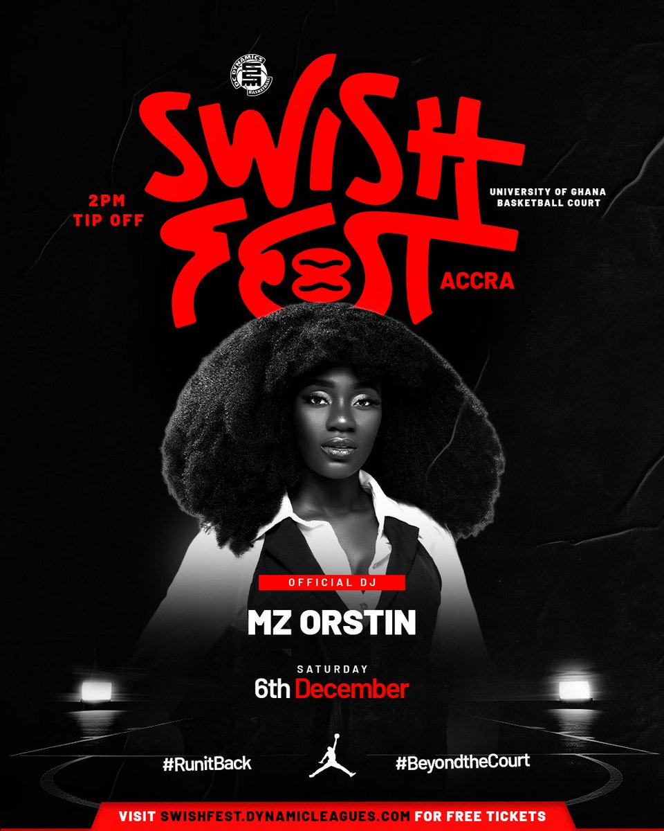 DCDynamics's tweet image. You know it’s always a PARTY at Swishfest!🤩

Who better than @MzOrstin to get you dancing and vibing. Pack your dancing shoes because you can’t miss out on this special set!🔥🫡

#RunItBack