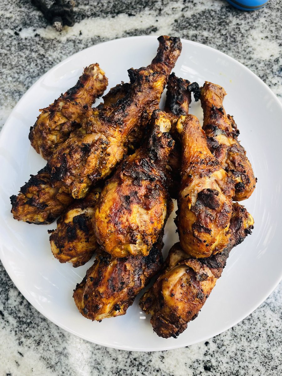 The BEST yogurt marinaded chicken:

1/2 cup Greek yogurt
Juice of 1 lemon
5 garlic cloves, minced
1 inch knob of ginger, grated
1 tbsp avocado oil
1 tbsp salt
1 teaspoon cayenne (or more to taste)
1 tablespoon smoked paprika
2 teaspoons ground coriander
1 tablespoon freshly