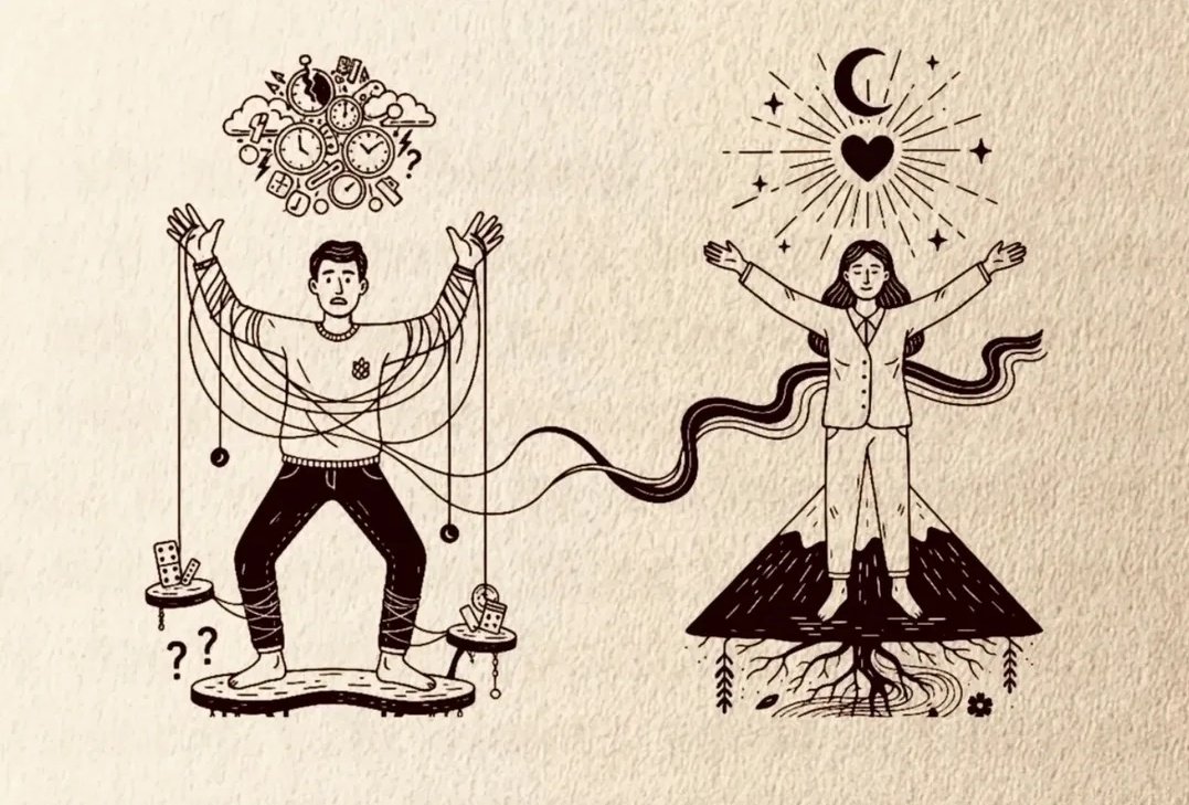 bayek_of's tweet image. Hay una cita que dice:

"Si tu paz depende de que todo salga bien, eso no es paz, eso es control.

Aprender a ser firme en la incertidumbre, eso es verdadero crecimiento".