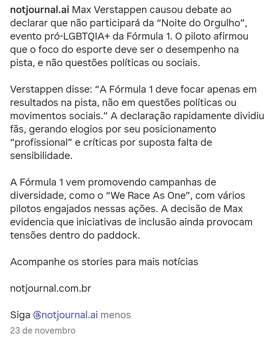 lewisharmilton's tweet image. tem outra postagem horrível também cheia de comentários nojentos. bizarro como o público da f1 é podre.