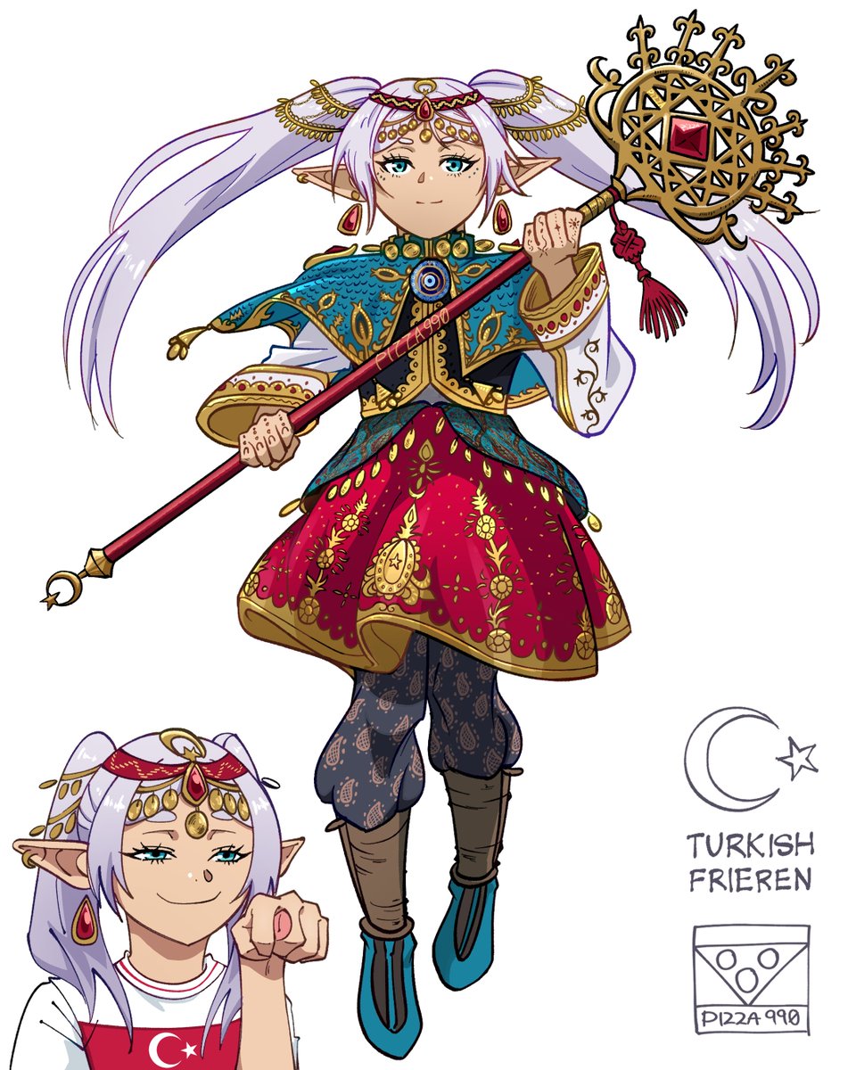 pizza990's tweet image. Turkish Frieren