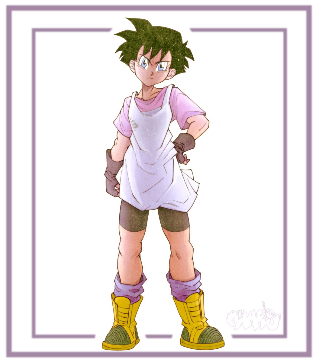 #Videl #dragonball #dragonballz #dragonballfanart #anime #manga #art #drawing #fanart #tsundere #shorthairgirl #tomboy