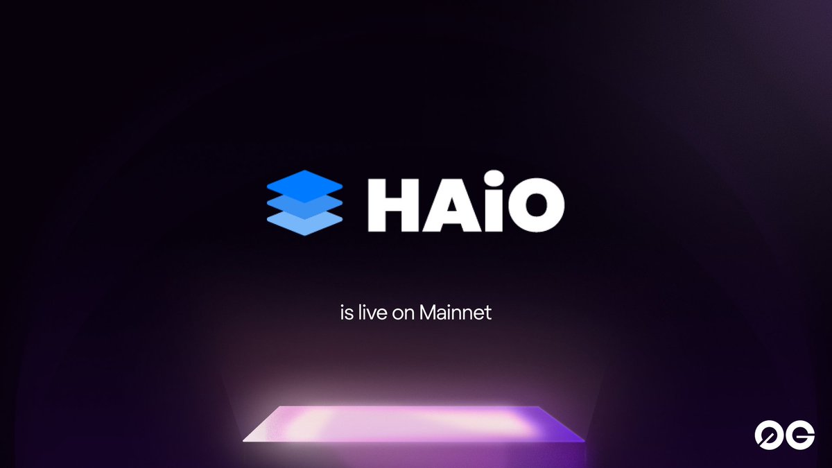 HAiO, the AI music creation platform, is officially launching on <a href="/0G_labs/">0G Labs (Home of Infinite AI)</a>.

Together, we’re rolling out the iProducer Genesis Drop, now on 0G Mainnet.

3,333 AI Music Agent iNFTs - Fully on-chain. Fully composable. Built to reshape how music is made, owned and monetized.

What is