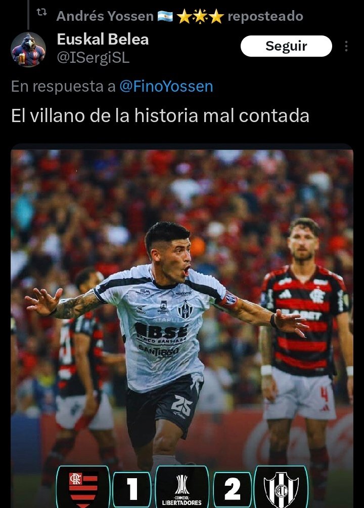 <a href="/FinoYossen/">Andrés Yossen 🇦🇷 ⭐🌟⭐</a> compartiendo un posteo donde se ve a José Florentín, imputado por abuso sexual con acceso carnal sobre una periodista tucumana en 2024.