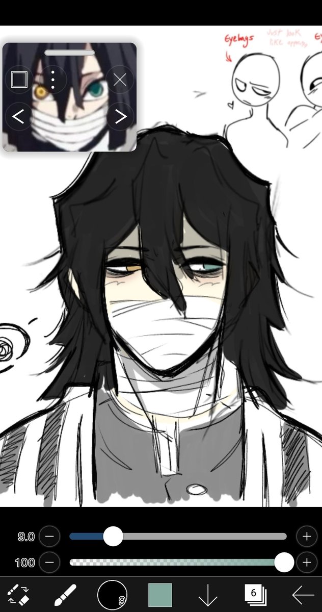 migxxzy's tweet image. [WIP] Obanai heh...