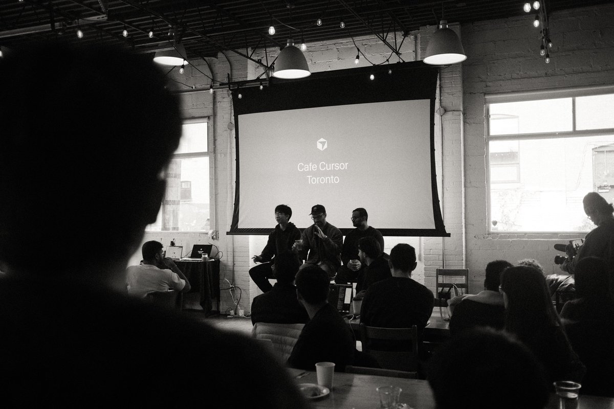 leerob's tweet image. Cursor Cafe in Toronto and Waterloo this weekend!
