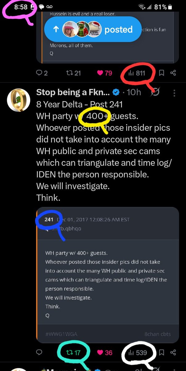 DeanDavis33's tweet image. 🐸1️⃣7️⃣ #Seventeen 
🎰 #WhatAreTheOdds 🪽
2️⃣4️⃣1️⃣ #TwoFourOne 
4️⃣0️⃣0️⃣ #FourHundred 
8️⃣1️⃣1️⃣ #EightOneOne 
8️⃣5️⃣8️⃣ #EightFiveEight 
5️⃣3️⃣9️⃣ #FiveThreeNine