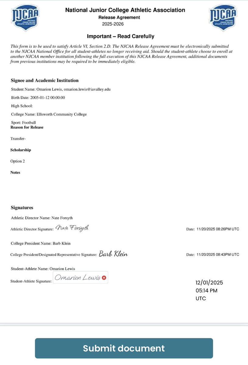 Officially have been released ‼️WR 185 FBS bounce back 3.0 GPA !!