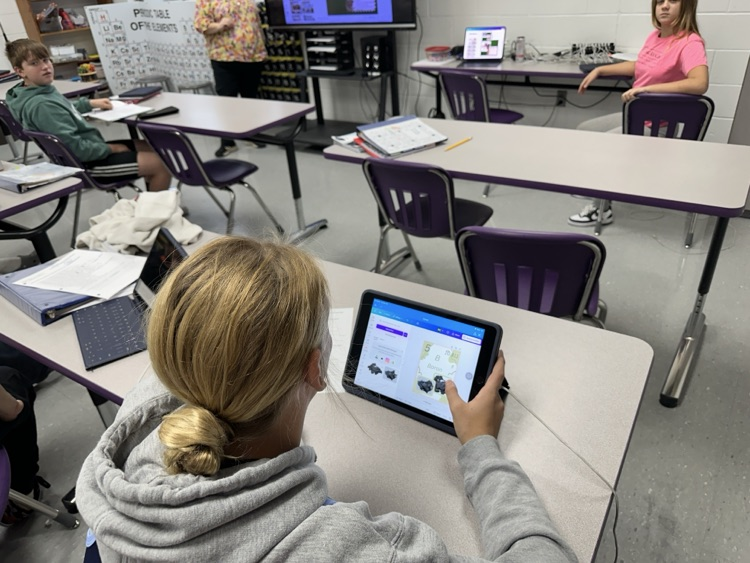 TylerCoSchools's tweet photo. TCMS 6th grade science class used Canva for a periodic table science project. We cannot wait to see the final product! https://t.co/7NwPOPp9AP