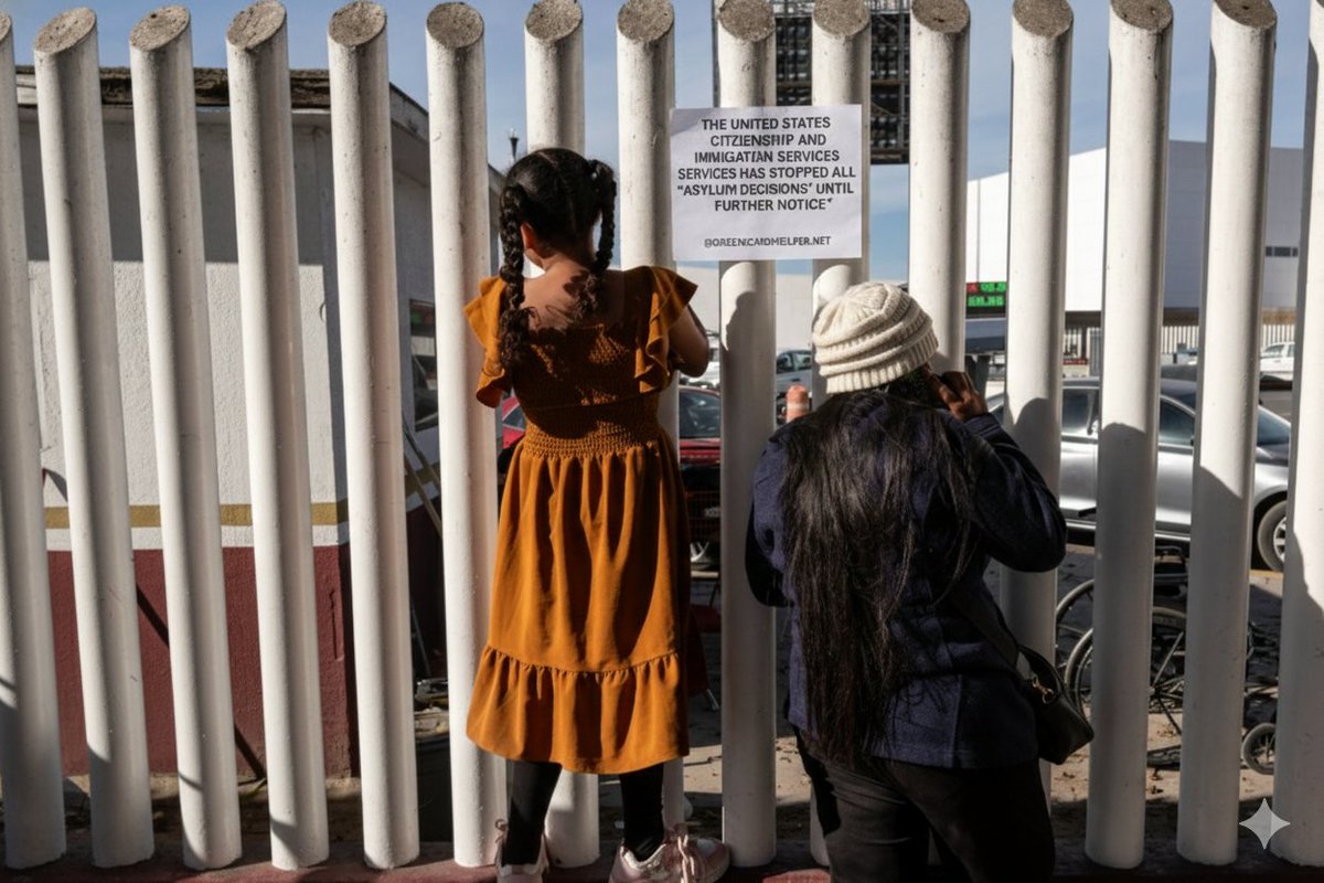 Greencardhvjwi's tweet image. 🚨 Срочно: USCIS приостановило рассмотрение дел о политическом убежище.
Интервью откладываются, решения — на паузе по всей стране.
💡 Следите за обновлениями и всей иммиграционной аналитикой на нашем сайте: greencardhelper.net/news-1
#asylumapplication #uscisnews